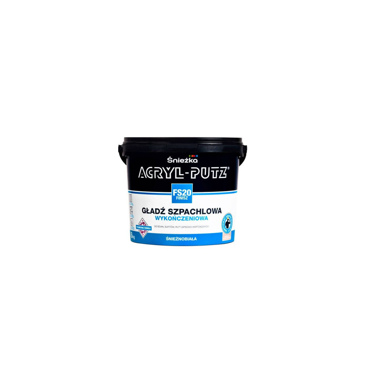 Masa Szpachlowa Acryl Putz Finisz 8 kg Śnieżka Masa Szpachlowa Acryl Putz Finisz 8 kg Śnieżka