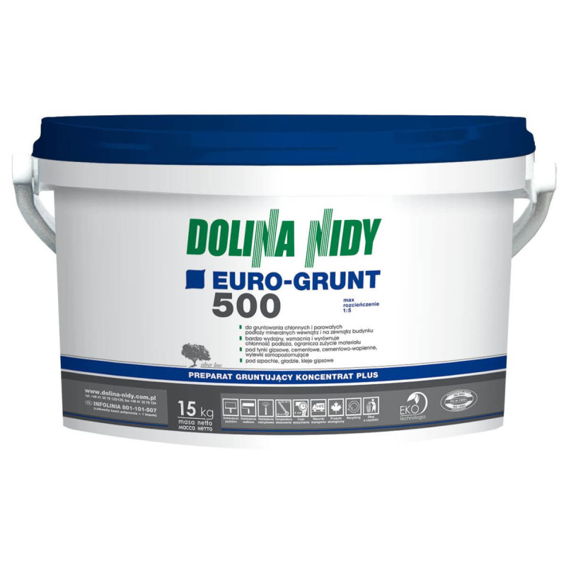 Euro Grunt 500 Żółty 15 kg Dolnia Nidy Euro Grunt 500 Żółty 15 kg Dolnia Nidy