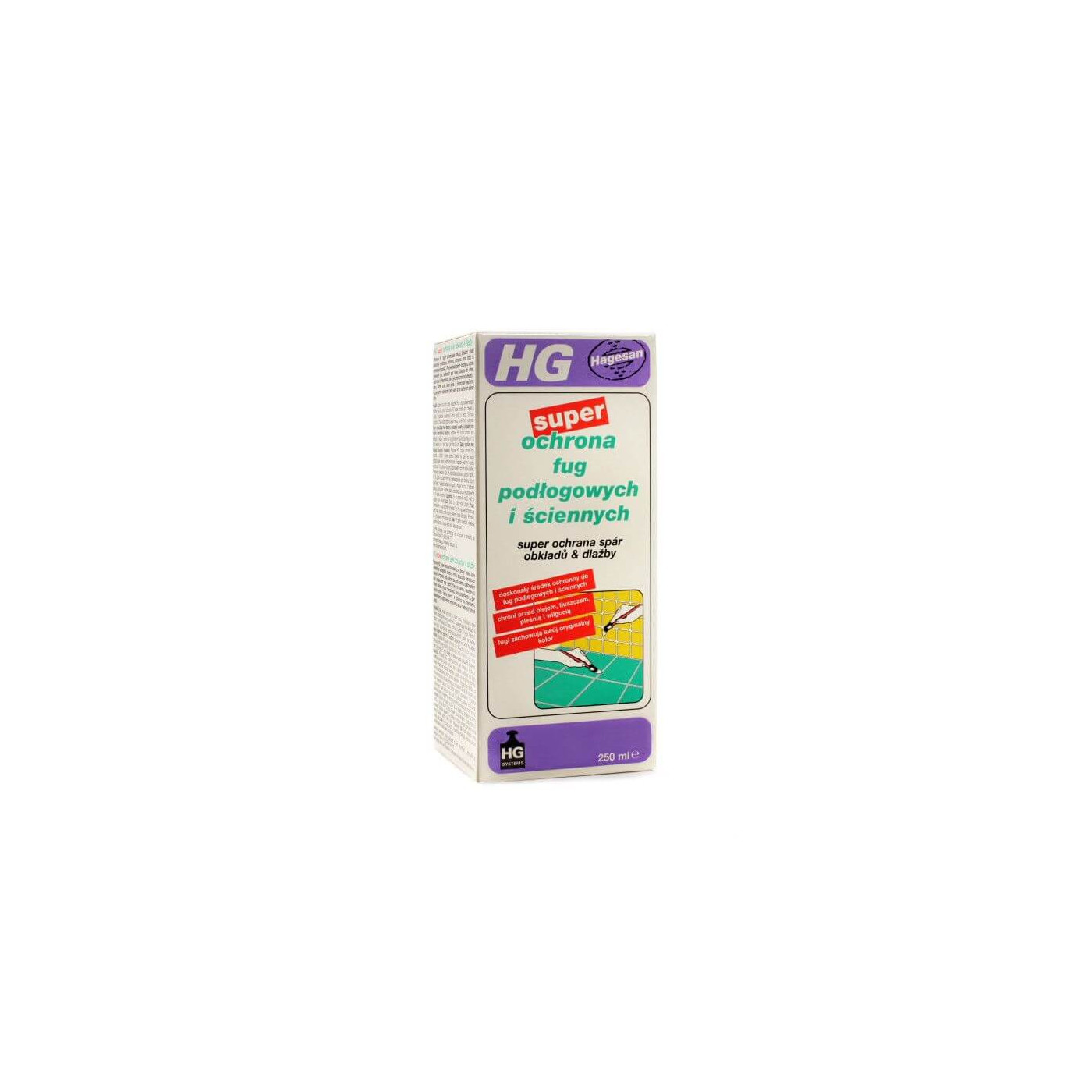 Super Ochrona Fug Podłogowych I Ściennych 250 ml HG Super Ochrona Fug Podłogowych I Ściennych 250 ml HG