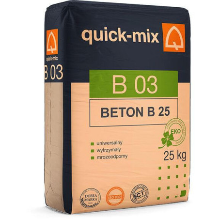 Beton B 03 B25 25Kg Quick-Mix