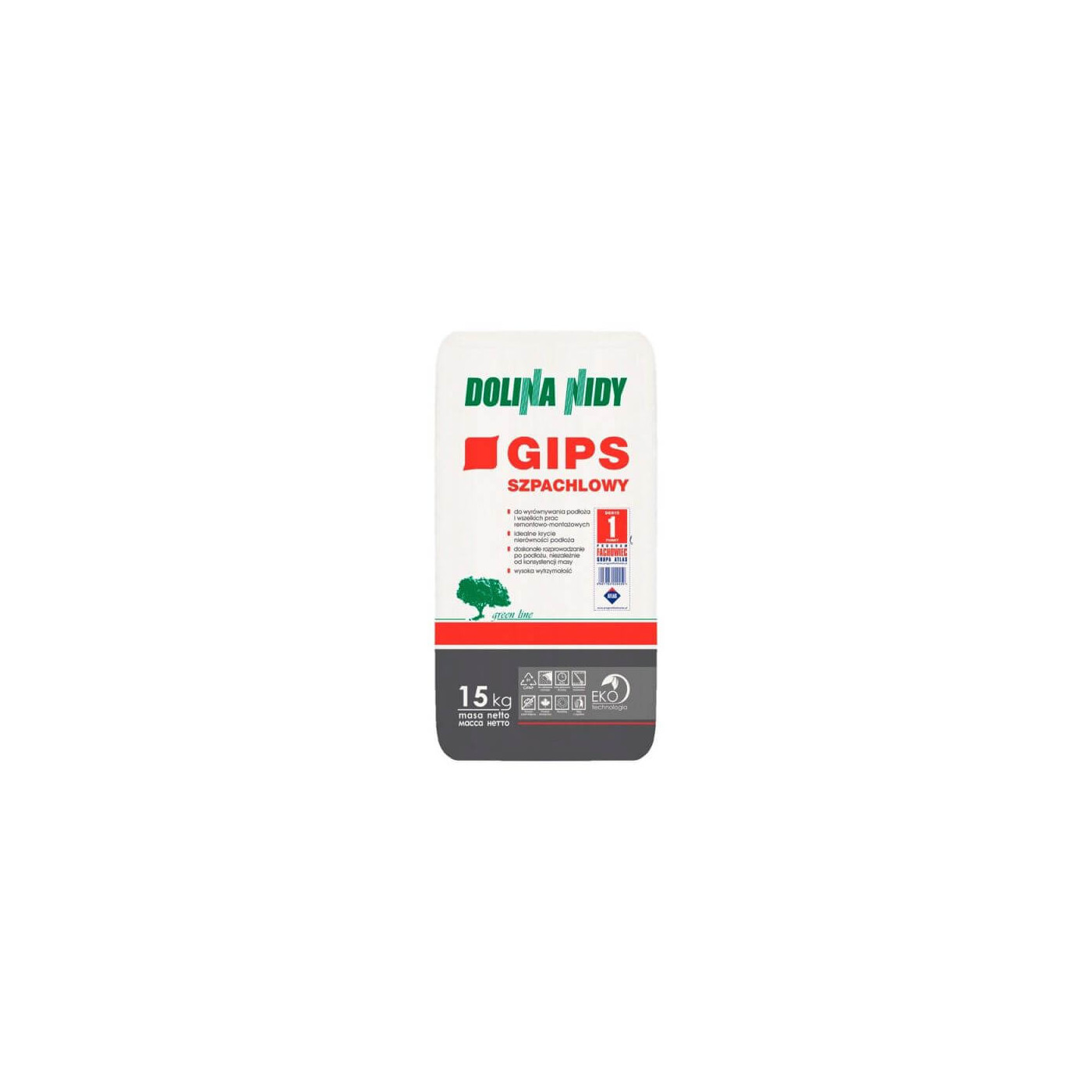 Gips Szpachlowy 15Kg Dolina Nidy Gips Szpachlowy 15Kg Dolina Nidy