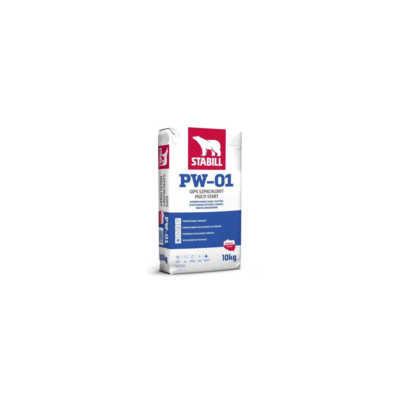 Gips Szpachlowy Multi Start Pw-01 10Kg Stabill Gips Szpachlowy Multi Start Pw-01 10Kg Stabill