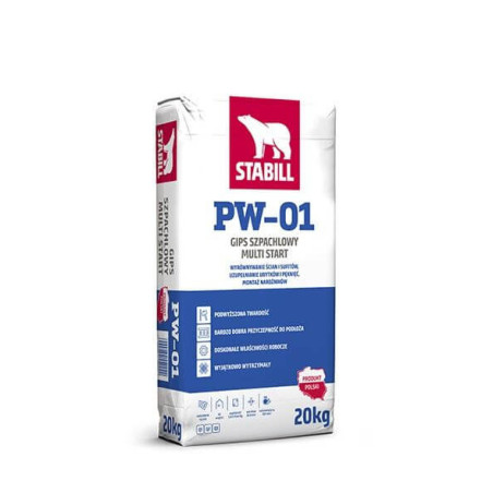 Gips Szpachlowy Multi Start Pw-01 20Kg Stabill