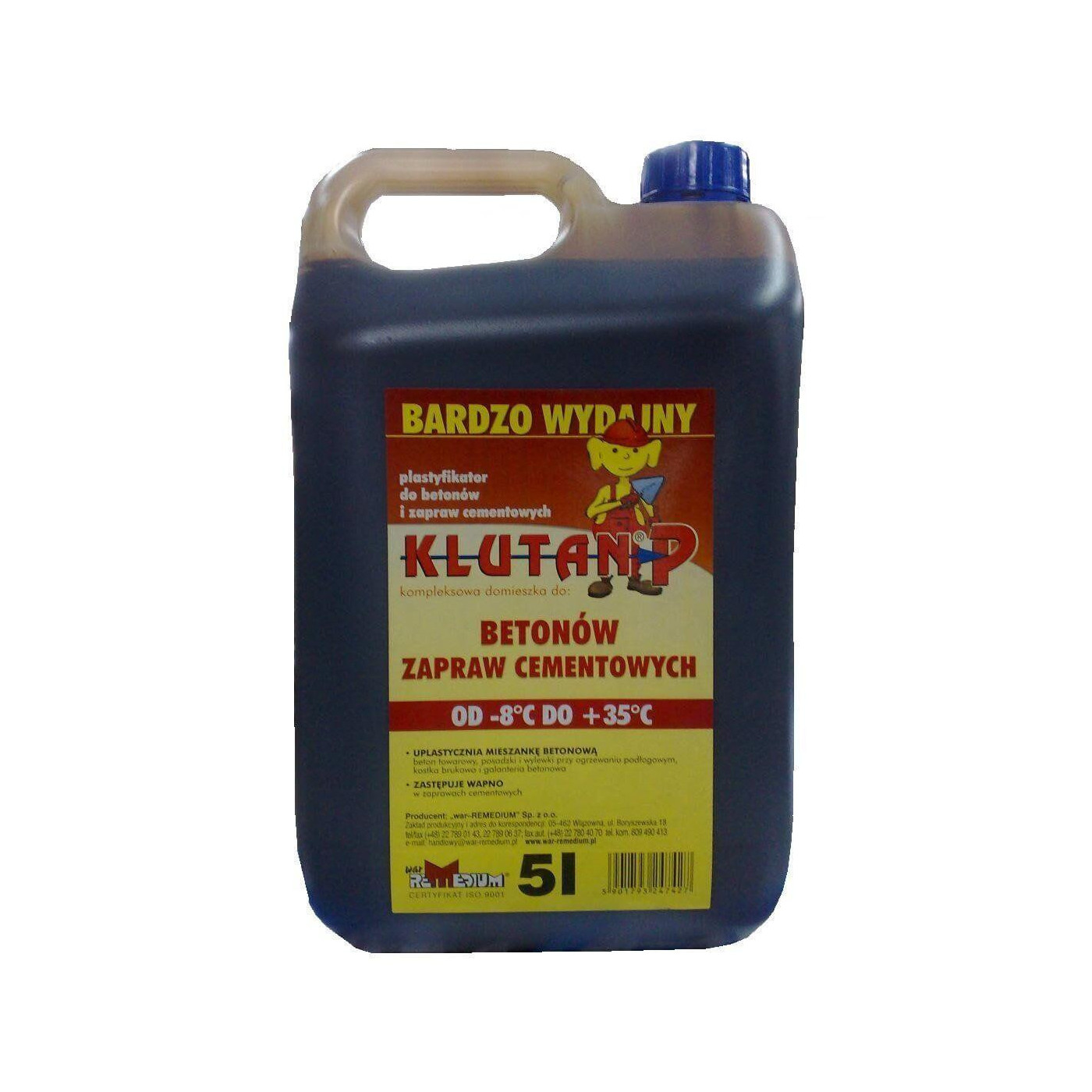 Plastyfikator Do Betonu P 5L Klutan Plastyfikator Do Betonu P 5L Klutan