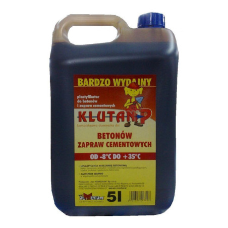 Plastyfikator Do Betonu P 5L Klutan