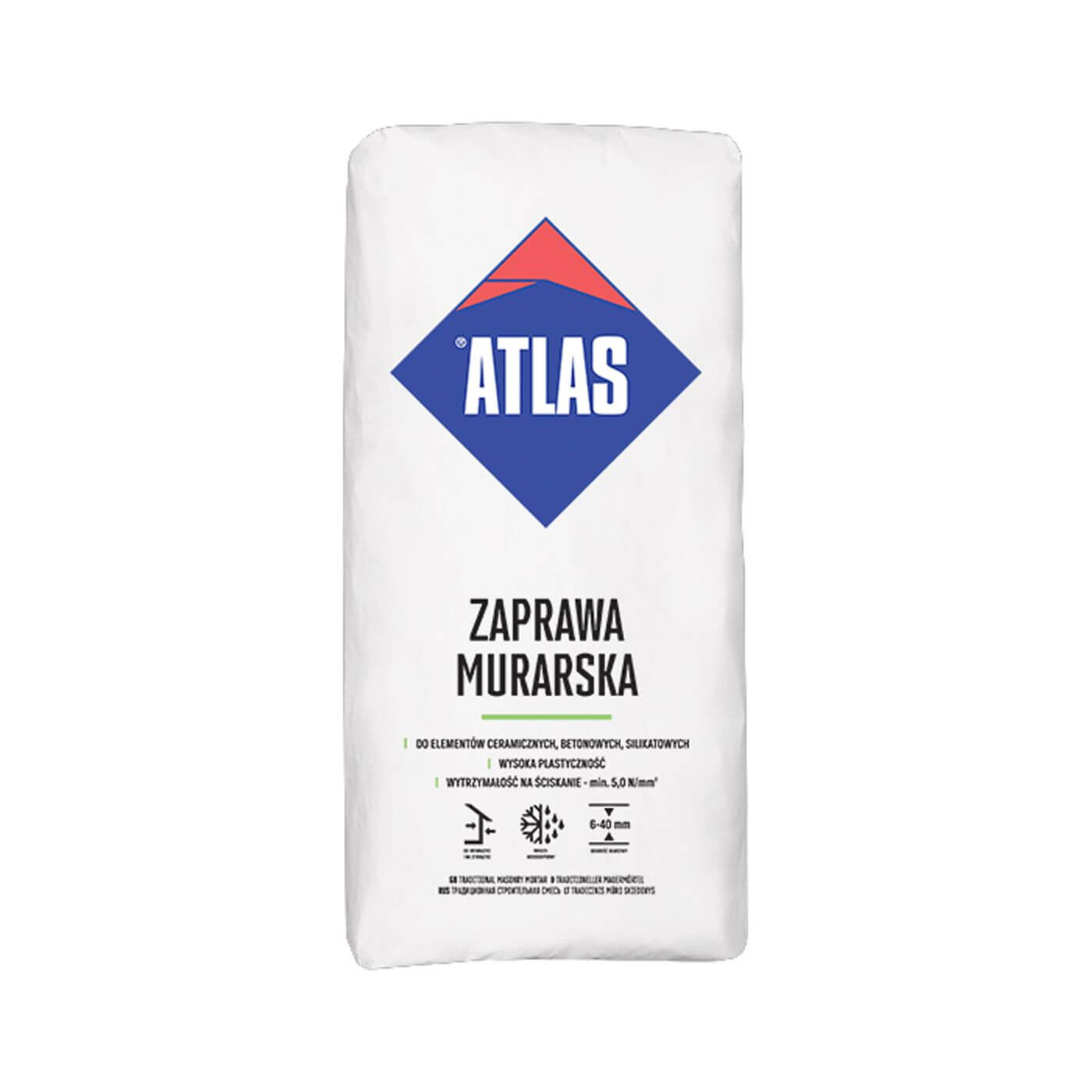 Zaprawa Murarska 25Kg Atlas Zaprawa Murarska 25Kg Atlas