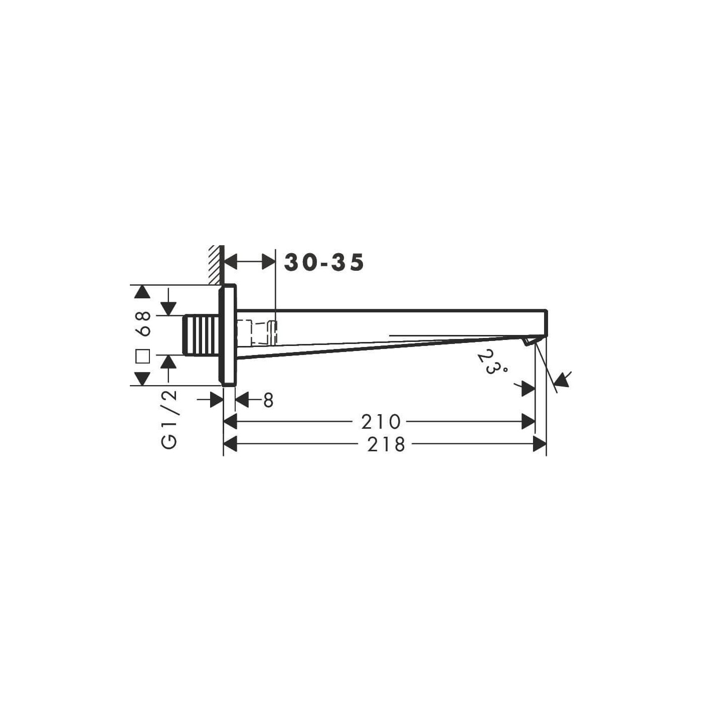 Wylewka Wannowa Tecturis E Brąz Szczotkowany 73410140 Hansgrohe Wylewka Wannowa Tecturis E Brąz Szczotkowany 73410140 Hansgrohe