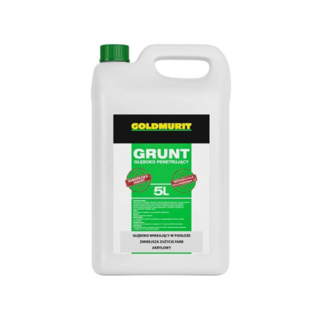 Grunt Głęboko Penetrujący 12 Technologia Polimerowa 5l Goldmurit