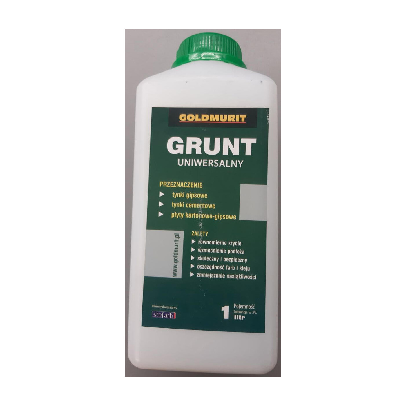 Grunt Uniwersalny Do Podłoży 1l Goldmurit Grunt Uniwersalny Do Podłoży 1l Goldmurit