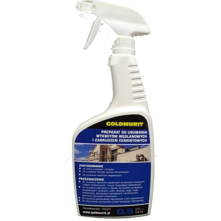Super Czyścik -Usuwacz Zabrudzeń Cementowych 0.5l atomizer Goldmurit