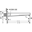 Wylewka Wannowa Tecturis E Czarny Mat 73410670 Hansgrohe Wylewka Wannowa Tecturis E Czarny Mat 73410670 Hansgrohe