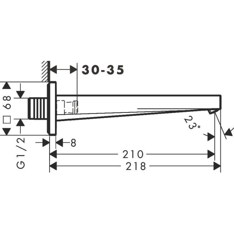 Wylewka Wannowa Tecturis E Czarny Mat 73410670 Hansgrohe Wylewka Wannowa Tecturis E Czarny Mat 73410670 Hansgrohe
