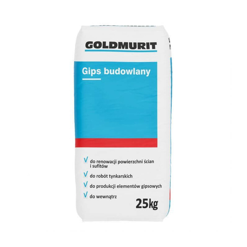 Gips Budowlany 25kg Goldmurit Gips Budowlany 25kg Goldmurit