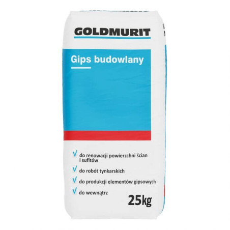 Gips Budowlany 25kg Goldmurit