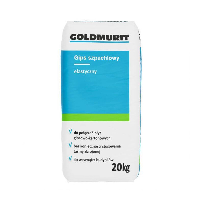 Gips Szpachlowy Elastyczny 20kg Goldmurit Gips Szpachlowy Elastyczny 20kg Goldmurit