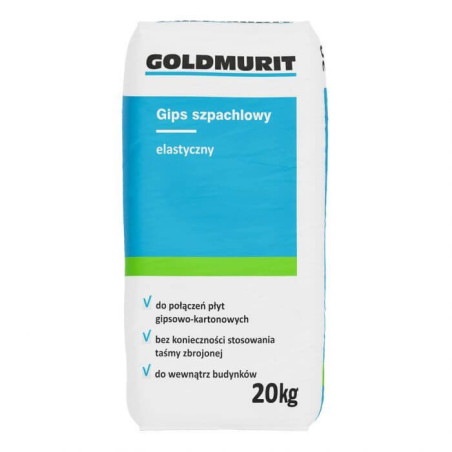 Gips Szpachlowy Elastyczny 20kg Goldmurit