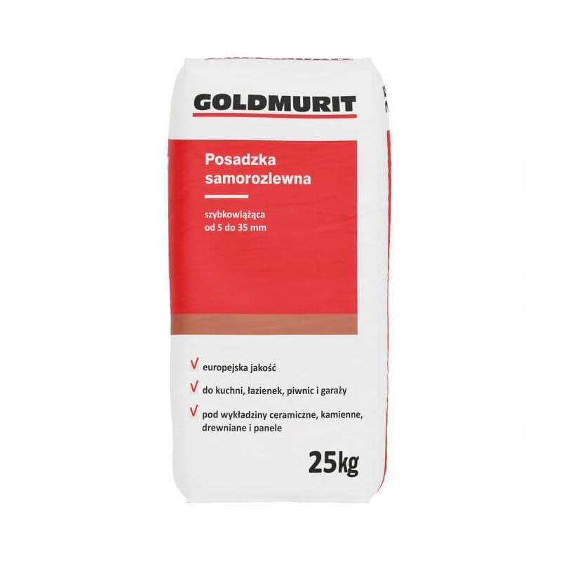 Posadzka Samorozlewna Szybkowiążąca od 5 do 35 mm 25kg Posadzka Samorozlewna Szybkowiążąca od 5 do 35 mm 25kg