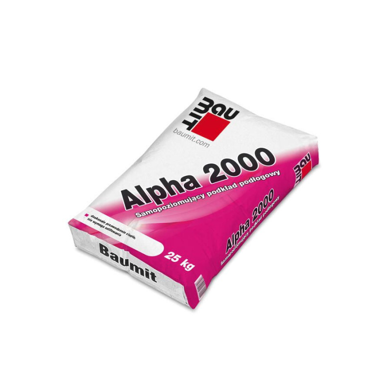 Samopoziomujący Podkład Podłogowy 25 - 60 mm Alpha 2000 Baumit Samopoziomujący Podkład Podłogowy 25 - 60 mm Alpha 2000 Baumit