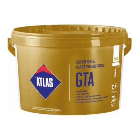 Gładź Polimerowa GTA Biała 5 Kg Atlas