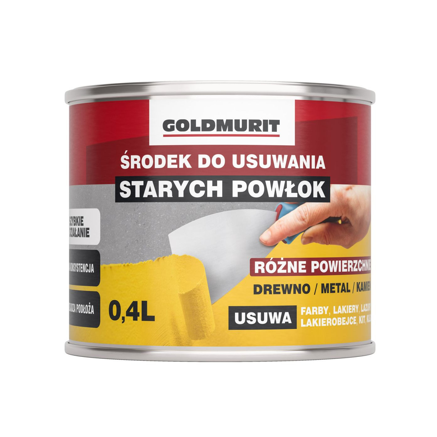 Środek do Usuwania Starych Powłok 0,4L Goldmurit Środek do Usuwania Starych Powłok 0,4L Goldmurit