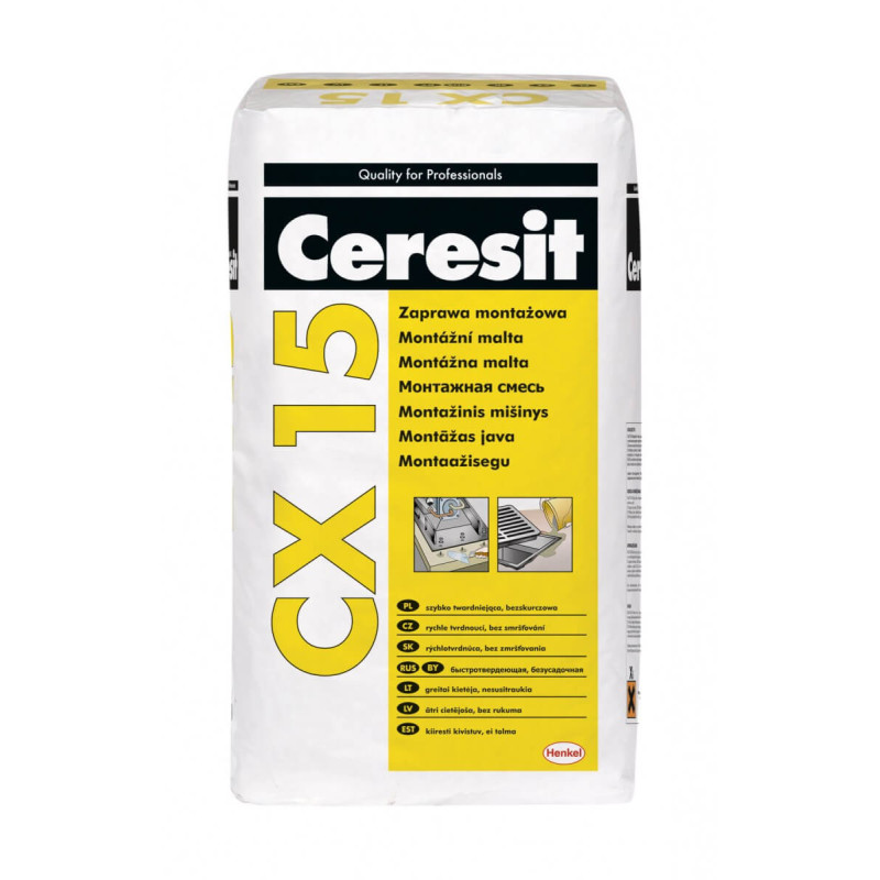 Zaprawa Montażowa CX 15 25 kg Ceresit Zaprawa Montażowa CX 15 25 kg Ceresit