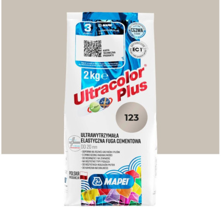 Fuga Ultracolor Plus Antyczny Biały 123 2 kg Mapei