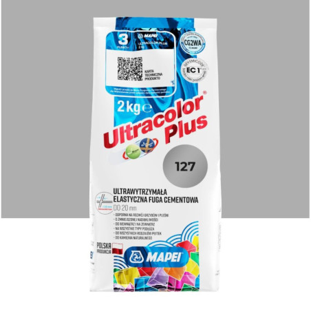 Fuga Ultracolor Plus Arktyczny Szary 127 2 kg Mapei