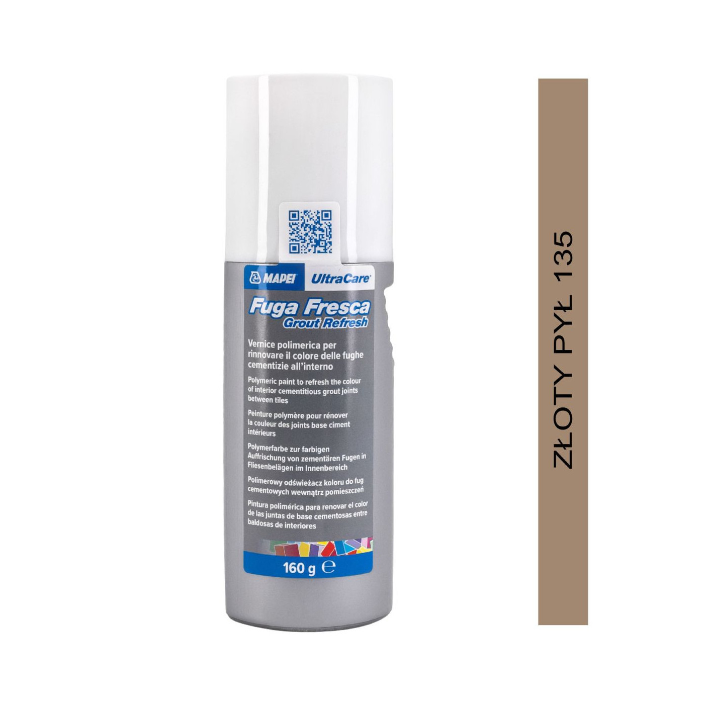 Fuga Fresca 135 Złoty Pył Farba Do Renowacji Fug Cementowych 160g Ultra Care Mapei Fuga Fresca 135 Złoty Pył Farba Do Renowacji Fug Cementowych 160g Ultra Care Mapei