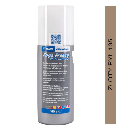 Fuga Fresca 135 Złoty Pył Farba Do Renowacji Fug Cementowych 160g Ultra Care Mapei
