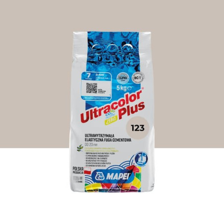 Fuga Ultracolor Plus Antyczny Biały 123 5 kg Mapei