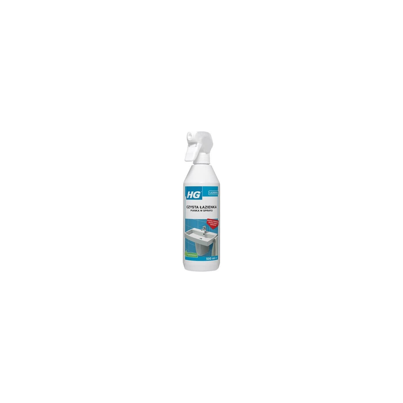 Pianka W Sprayu Czysta Łazienka 500 ml HG Pianka W Sprayu Czysta Łazienka 500 ml HG