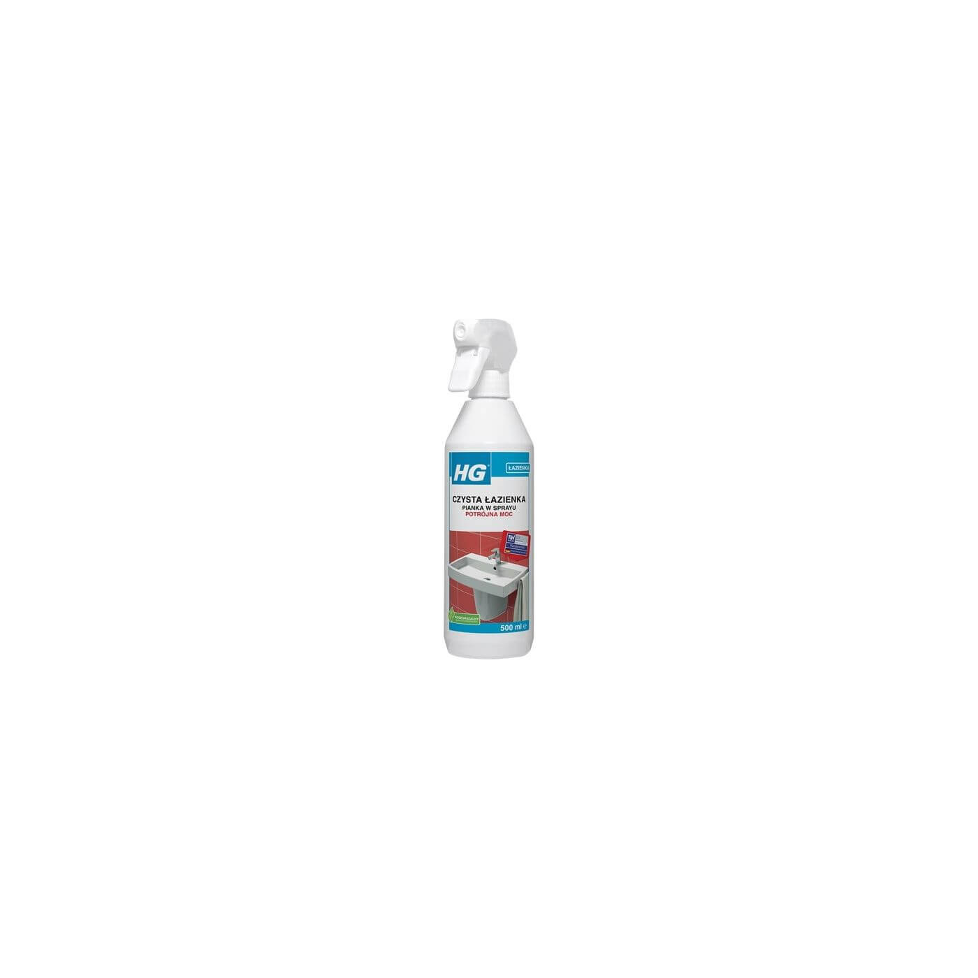 Pianka W Sprayu Czysta Łazienka Potrójna Moc 500 ml HG Pianka W Sprayu Czysta Łazienka Potrójna Moc 500 ml HG