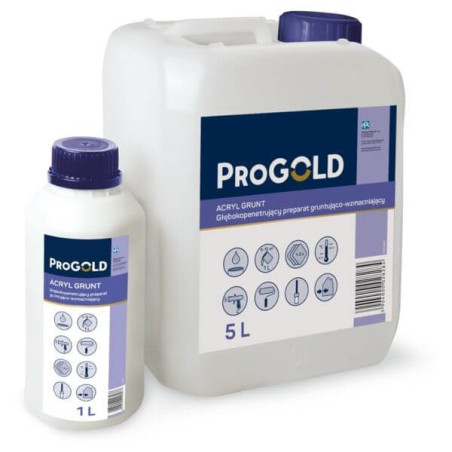 Grunt Akrylowy Głęboko Penetrujący 5L Pro Gold