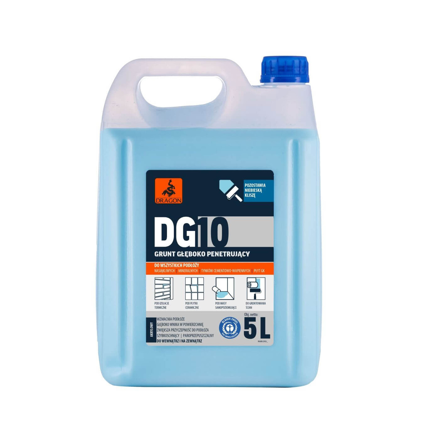 Grunt Głęboko Penetrujący DG10 5L Dragon Grunt Głęboko Penetrujący DG10 5L Dragon