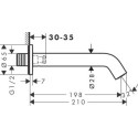 Wylewka Wannowa Tecturis S Czarny Mat 73411670 Hansgrohe Wylewka Wannowa Tecturis S Czarny Mat 73411670 Hansgrohe