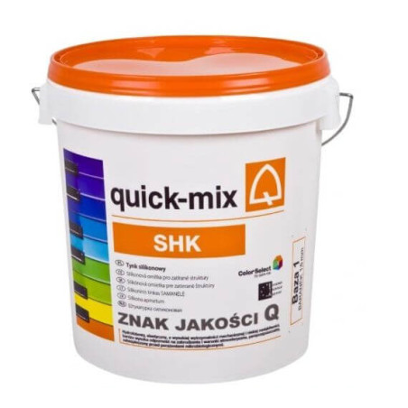 Tynk Silikonowy Baranek 1,5Mm Baza 1 Biały 25 Kg Quick Mix