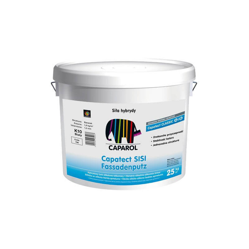 Tynk Capatect Sil-Si Fassadenputz K15 25 Kg Caparol Tynk Capatect Sil-Si Fassadenputz K15 25 Kg Caparol
