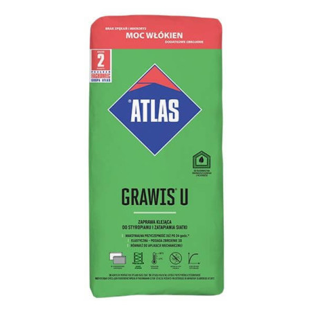 Zaprawa Klejąca Do Styropianu Grawis U 25 Kg Atlas