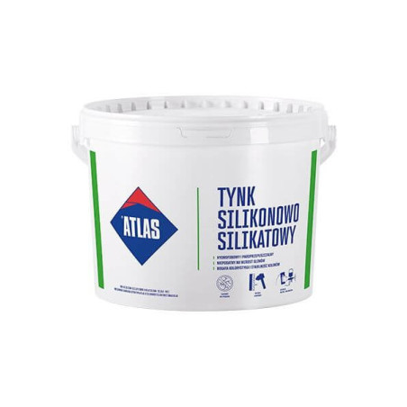 Baza Tynku Silikonowo-Silikatowego N15 Szara 25 Kg Atlas