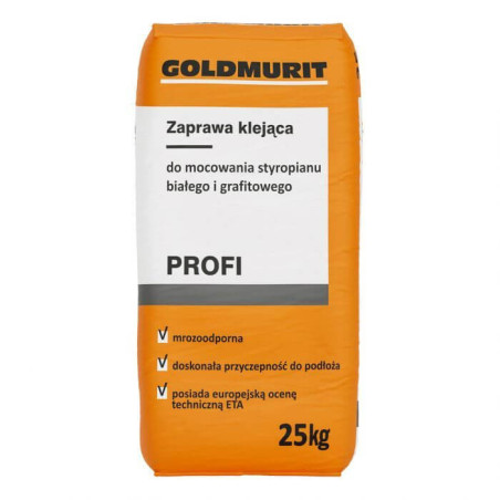 Zaprawa Klejąca Do Mocowania Styropianu 25 Kg Goldmurit