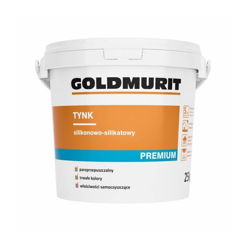 Tynk Silikatowo-Silikonowy Baranek 1,5Mm Baza 1 25Kg Goldmurit Tynk Silikatowo-Silikonowy Baranek 1,5Mm Baza 1 25Kg Goldmurit
