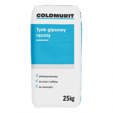 Tynk Gipsowy Ręczny 25Kg Goldmurit