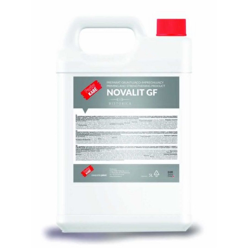 Preparat Gruntująco-Impregnujący Pod Polikrzemianowe Farby Elewacyjne Novalit Gf 10L Kabe Preparat Gruntująco-Impregnujący Pod Polikrzemianowe Farby Elewacyjne Novalit Gf 10L Kabe