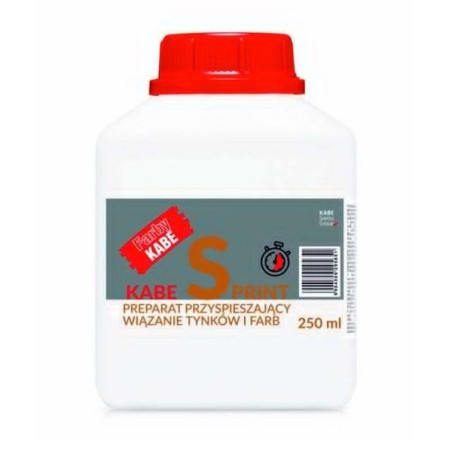 Preparat Przyspieszający Wiązanie Tynków I Farb Sprint 0,25 L Kabe