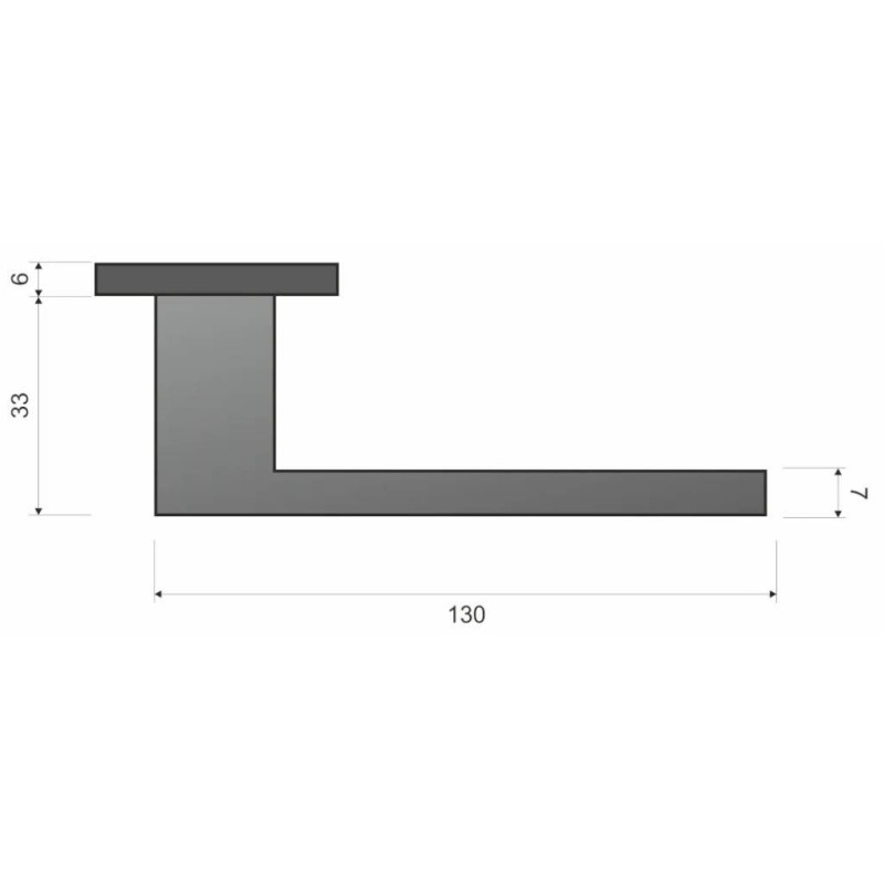 Klamka Cavo Fit KVO B00 Czarna Infinity Line Klamka Cavo Fit KVO B00 Czarna Infinity Line