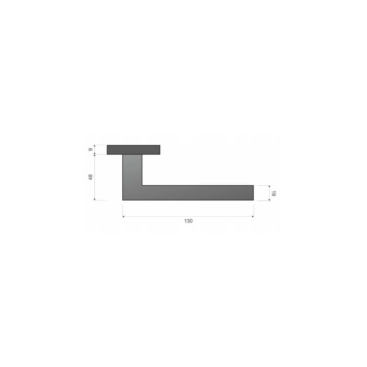 Klamka Duo KDU O 500 Inox Infinity Line Klamka Duo KDU O 500 Inox Infinity Line