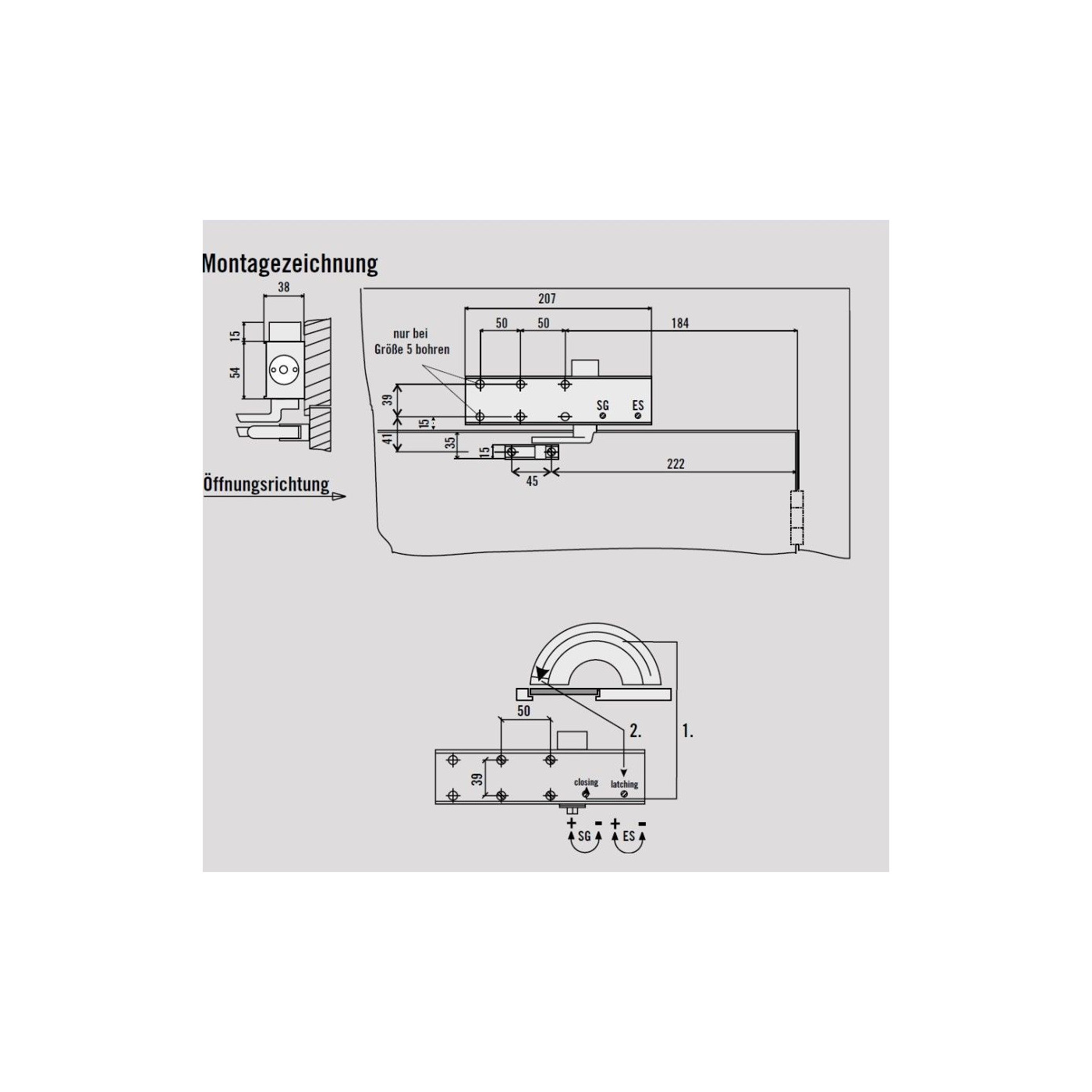 Zamykacz TS-11 EN F SGS Srebny EN 1154 2/3/5 Eco Schulte Zamykacz TS-11 EN F SGS Srebny EN 1154 2/3/5 Eco Schulte