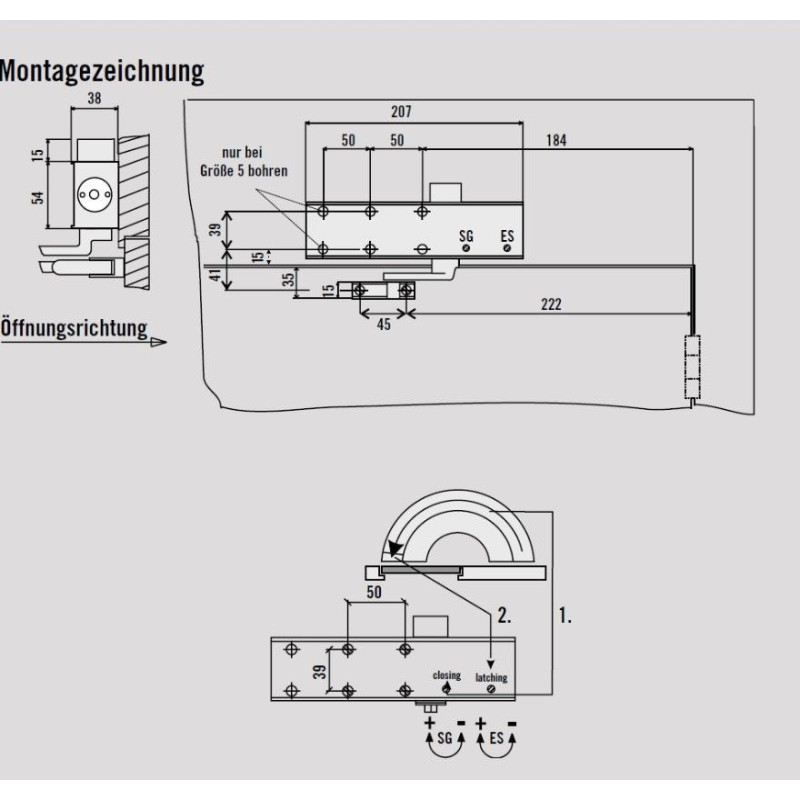 Zamykacz TS-11 EN F SGS Srebny EN 1154 2/3/5 Eco Schulte Zamykacz TS-11 EN F SGS Srebny EN 1154 2/3/5 Eco Schulte
