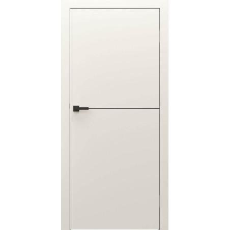 Drzwi Pokojowe Desire 3 Prawe 70 Bezprzylgowe Czarne Intarsje Porta