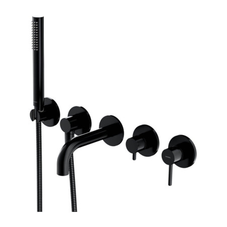 Bateria Wannowa 5-Otworowa Podtynkowa Y Czarny Y1237-1SBL Omnires